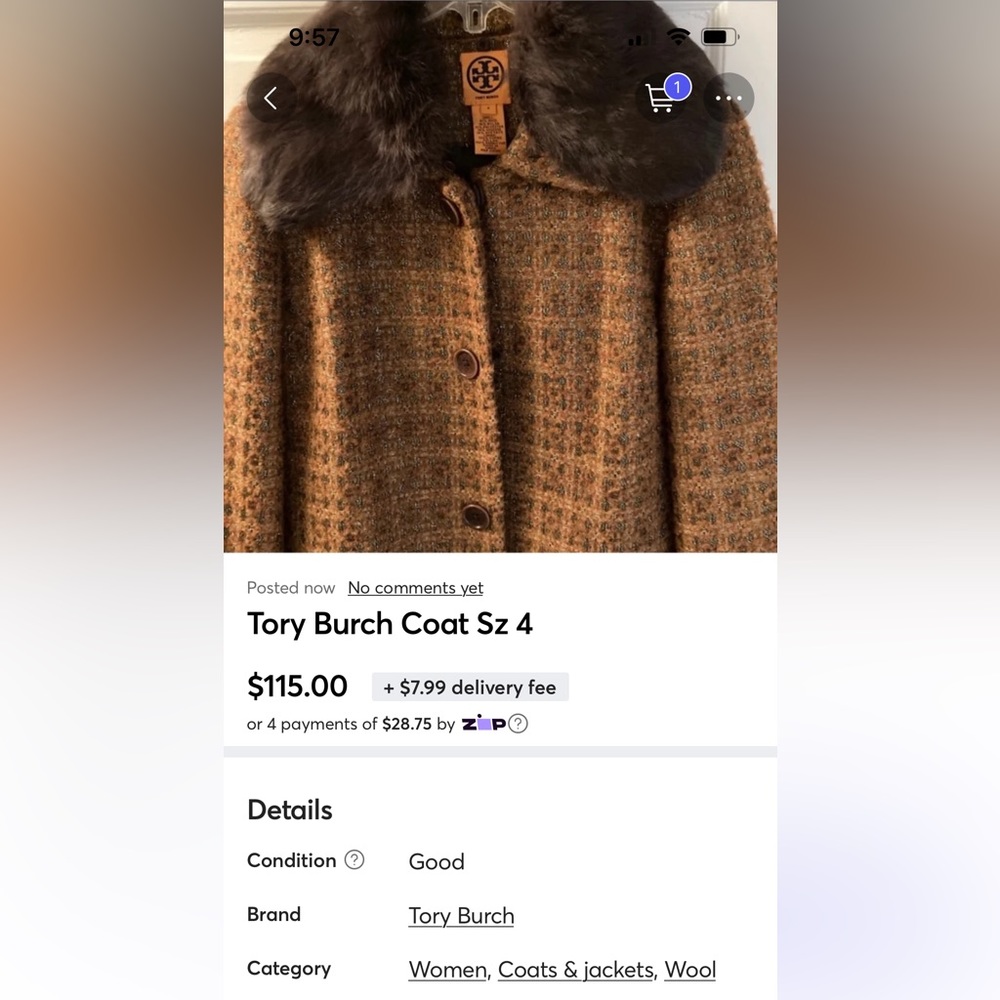 Tory Burch Coat